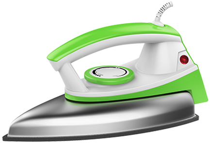 -FGC Orange Usha El 2102 Teflon 1000 W Dry Iron 